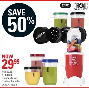 Canadian Tire Hi-Speed Blender/Mixer System Includes offer