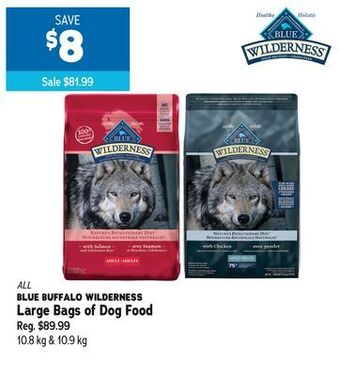 Ren’s Pets Depot Blue buffalo wilderness large bags of dog food offer