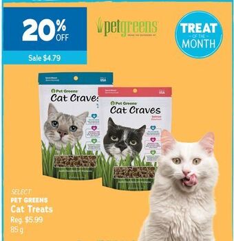Ren’s Pets Depot Pet greens cat treats offer