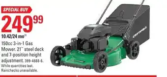Canadian Tire 150cc 3-in-1 Gas Mower 21 offer