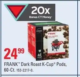 Canadian Tire Dark Roast K-Cup offer