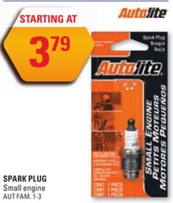 NAPA Auto Parts Spark plug offer