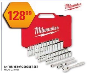 NAPA Auto Parts 1/4 drive socket set offer