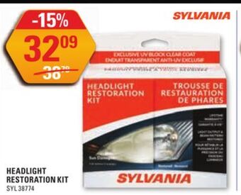 NAPA Auto Parts Headlight restoration kit offer