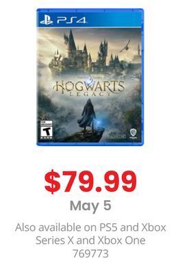 GameStop Hogwarts legacy by warner bros games ps4 offer
