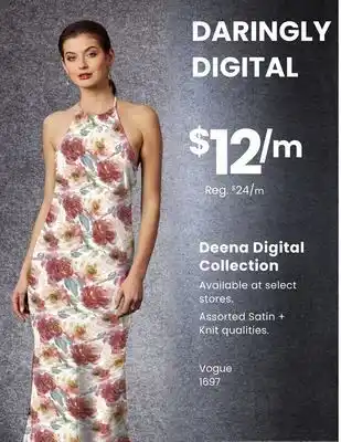 Fabricland Deena digital collection offer