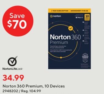 Staples Norton 360 premium - 10 device offer