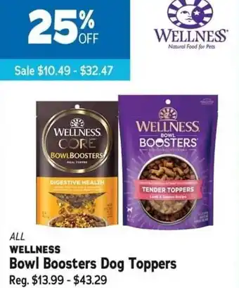 Ren’s Pets Depot Wellness bowl boosters dog toppers offer