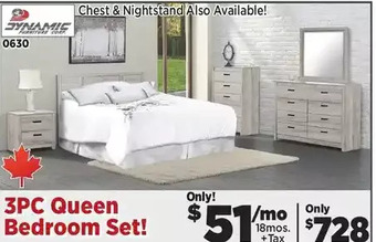 Surplus Furniture Alabaster oak 3-piece bedroom set offer