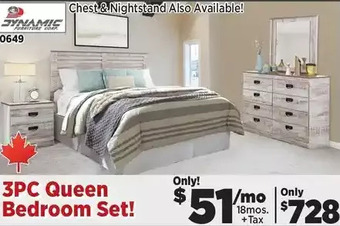 Surplus Furniture Aurora oak 3-piece bedroom set offer