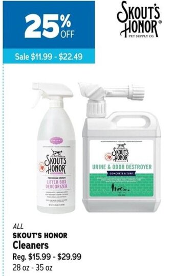 Ren’s Pets Depot Skout's honor cleaners offer