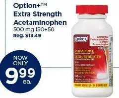 The Medicine Shoppe Pharmacy Option+ extra strength acetaminophen offer