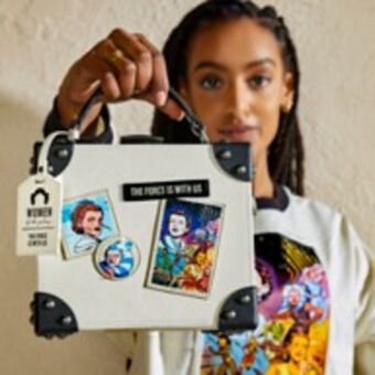 Disney Store Star wars women of the galaxy loungefly travel bag offer