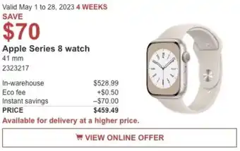 Costco Apple Series 8 watch offer