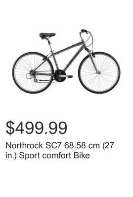 Costco Northrock sc7 68.58 cm (27 in.) sport comfort bike offer
