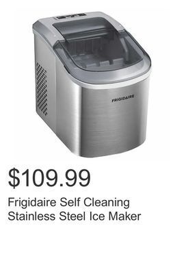 Costco Frigidaire self cleaning stainless steel ice maker offer