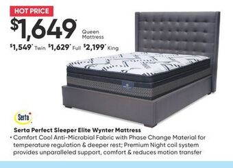 Sleep Country Serta perfect sleeper elite wynter mattress offer