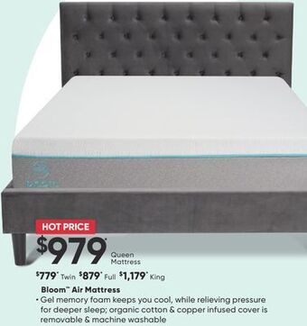 Sleep Country Bloom air mattress offer