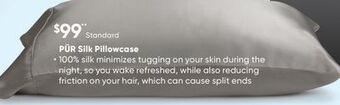 Sleep Country Pür silk pillowcase offer