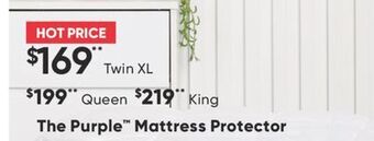Sleep Country The purple mattress protector offer