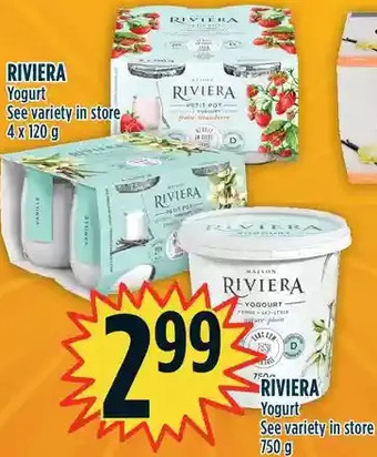 Marché Adonis Riviera yogurt offer