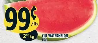 Marché Adonis Cut watermelon offer
