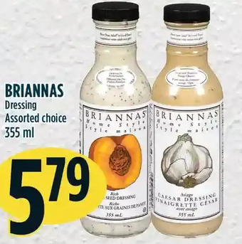 Marché Adonis Briannas dressing offer