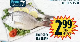 Marché Adonis Large grey sea bream offer