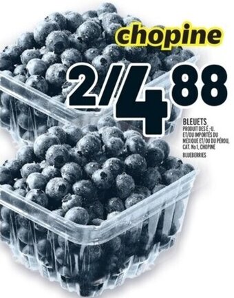 Metro BLUEBERRIES offer