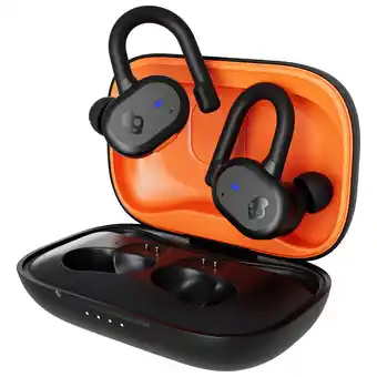 Best Buy Skullcandy push active in-ear sound isolating truly wireless headphones - black/orange offer