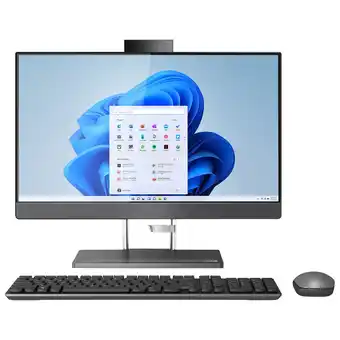 Best Buy Lenovo ideacentre 24 all-in-one pc - storm grey (intel core i5-12500h/512gb ssd/8gb ram/windows 11) offer