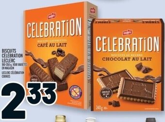 Metro LECLERC CÉLÉBRATION COOKIES offer