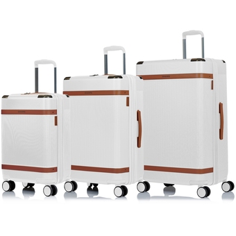 Best Buy Champs vintage air collection 3 piece expandable hardside luggage set offer