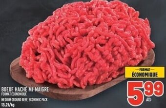 Metro MEDIUM GROUND BEEF, ECONOMIC PACK offer