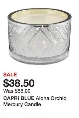 Sephora Aloha orchid mercury candle offer