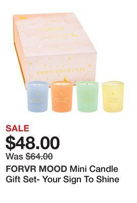 Sephora Mini candle gift set- your sign to shine offer