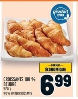 Metro 100% BUTTER CROISSANTS offer