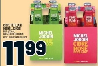 Metro MICHEL JODOIN SPARKLING CIDER offer