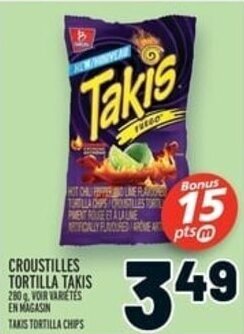 Metro TAKIS TORTILLA CHIPS offer