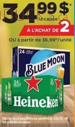 Metro BLUE MOON Heineken offer