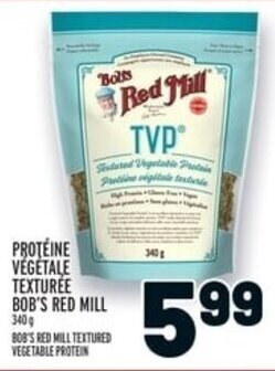 Metro BOB'S RED MILL TEXTURED VEGETABLE PROTEIN offer