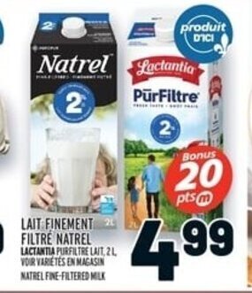Metro NATREL FINE-FILTERED MILK offer