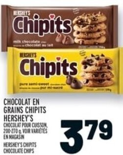 Metro HERSHEY'S CHIPITS CHOCOLATE CHIPS offer