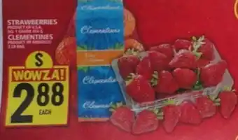 Food Basics STRAWBERRIES Clamentines offer