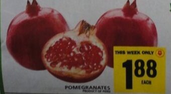 Food Basics POMEGRANATES offer