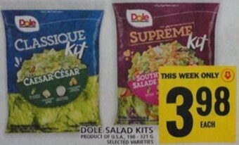 Food Basics DOLE SALAD KITS offer
