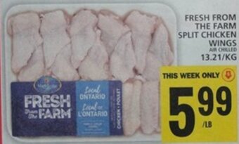Food Basics FRESH FROM THE FARM SPLIT CHICKEN WINGS offer
