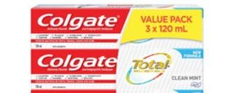 Walmart Colgate maxfresh or total value pack toothpaste or renewal offer