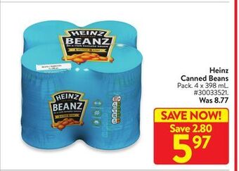 Walmart Heinz canned beans offer