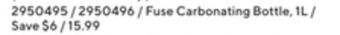 Staples Sodastream terra sparkling water maker fause carbonating bottle offer